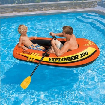INTEX EXPLORER 200 camac sa veslima i pumpom