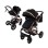 Jungle Kolica za bebe 3 u 1 Oxy - Black