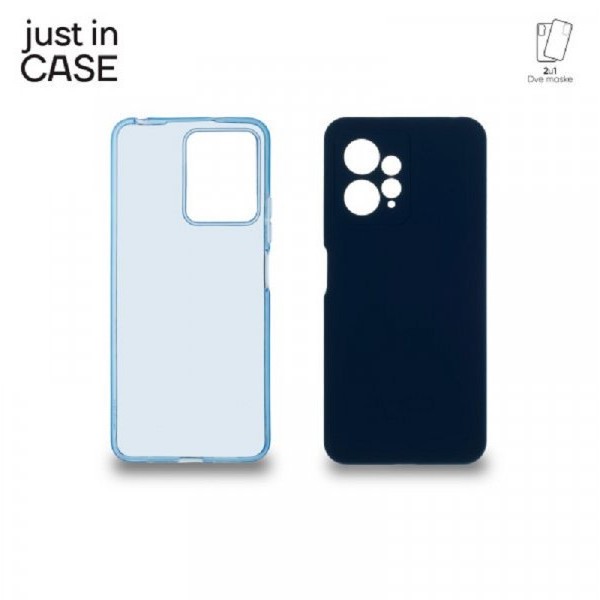 JUST IN CASE 2u1 Extra case MIX paket maski za telefon PLAVI za Xiaomi Redmi Note 12