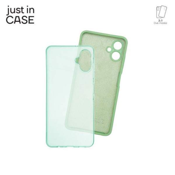 JUST IN CASE 2u1 Extra case MIX paket maski za telefon Samsung Galaxy A06 ZELENI