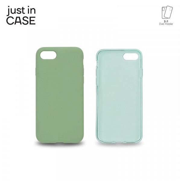 JUST IN CASE 2u1 Extra case MIX paket ZELENI za SE2