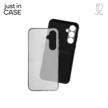 JUST IN CASE Paket maski za telefon 2u1 Samsung Galaxy A55 CRNI