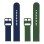 JUST IN CASE Zamenske narukvice 2u1 za pametne satove 22mm Blue-Green