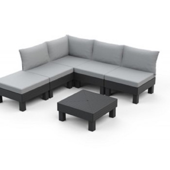 KETER Baštenski set Cantara elements 5 seater, grafit