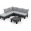 KETER Baštenski set Cantara elements 5 seater, grafit