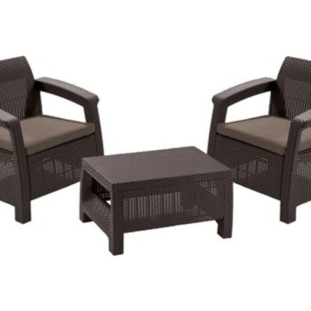 KETER Baštenski set Corfu weekend braon CU 258953