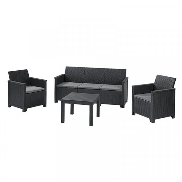 KETER Baštenski set Elodie 3 seater grafit CU 246150