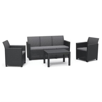 KETER Claire 3 Seater Baštenska garnitura grafit
