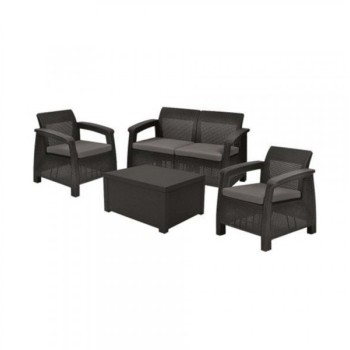 KETER CORFU II Baštenski set, Pe-ratan, grafit (CU 223204)