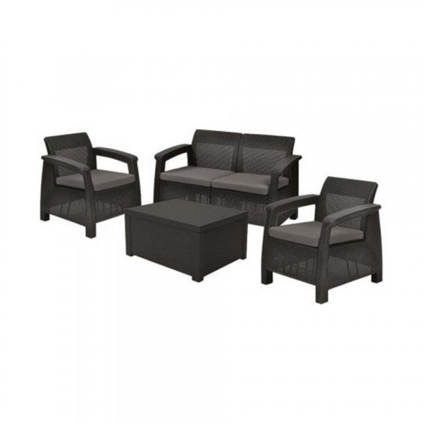 KETER CORFU II Baštenski set, Pe-ratan, grafit (CU 223204)