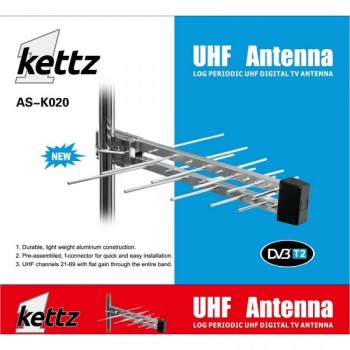 KETTZ AS-K020 Antena TV/FM/T2