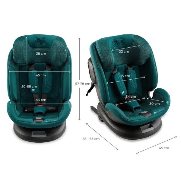 KINDERKRAFT KINDERKRAFT AUTOSEDISTE XPEDITION3 I-SIZE 40-150CM GREEN