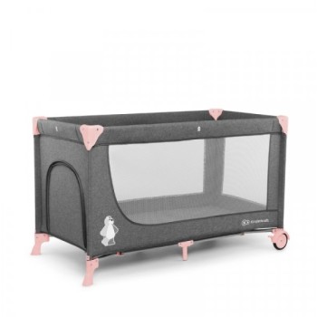KINDERKRAFT Kinderkraft prenosivi krevetac JOY pink