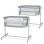 KINDERKRAFT KOLEVKA 2U1 NESTEE UP 2 LIGHT GREY