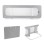 KINDERKRAFT OGRADA ZA KREVET GUARD AND DREAM LIGHT GREY