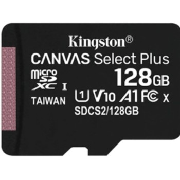 KINGSTON 128GB CANVAS PLUS V10 SDCS2/128GBSP Bez adaptera