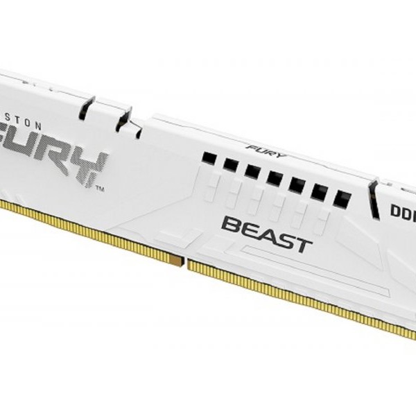 KINGSTON DDR5 32GB (2x16GB) 5600MHz CL40 DIMM [FURY Beast] White XMP KF556C40BWK2-32