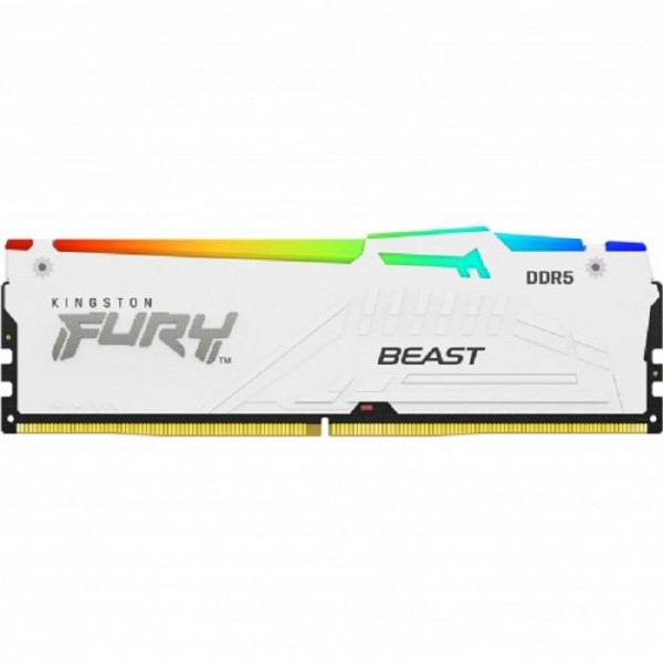 KINGSTON DDR5 32GB 5600MHz CL36 DIMM FURY Beast White RGB EXPO KF556C36BWEA-32