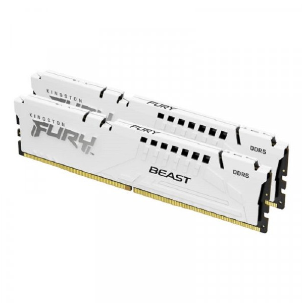 KINGSTON DIMM DDR5 32GB 2x16 5.200MHz FURY Beast White XMP KF552C40BWK2-32