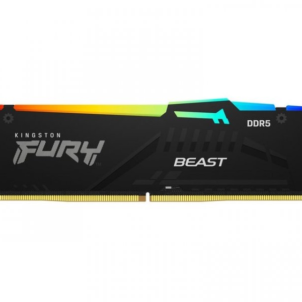 KINGSTON DIMM DDR5 16GB 6400MT/s KF564C32BBEA-16 FURY Beast Black RGB EXPO