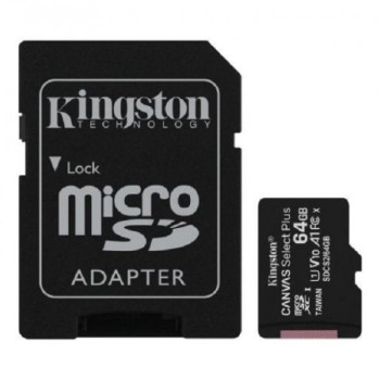 KINGSTON SD 64GB KINGSTON + SD adapter SDCS2/64GB