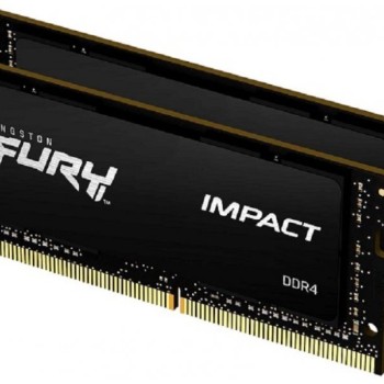KINGSTON SODIMM DDR4 64GB (2x32GB kit) 3200MHz FURY Impact Black (KF432S20IBK2/64)