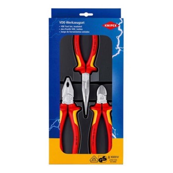 KNIPEX Komplet klešta 1000V VDE Electro set 3/1 – 00 20 12