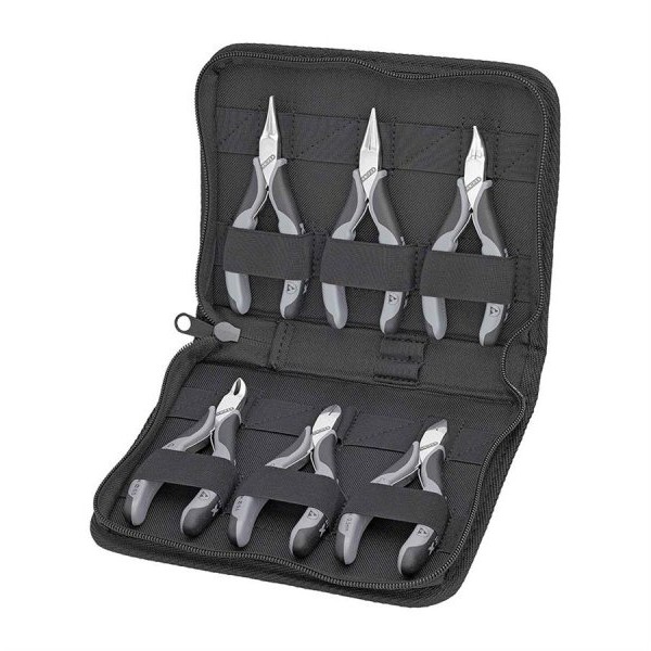 KNIPEX Komplet klešta za elektroniku ESD u torbici set 6/1 - 00 20 17