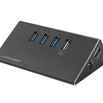 LC POWER HUB LC-HUB-ALU-2B-4 USB3.0 Aluminium