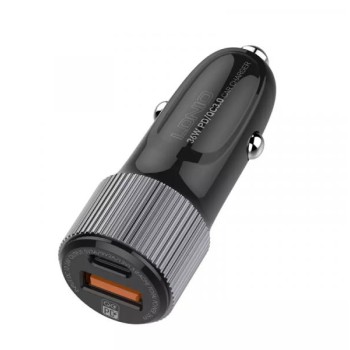 LDNIO C510Q 36W dual auto punjač sa USB C na lightning kablom