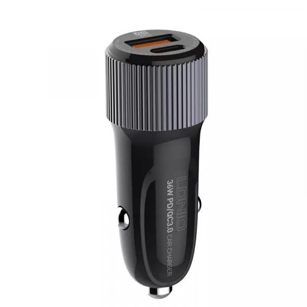 LDNIO C510Q 36W dual auto punjač sa USB C na USB C kablom