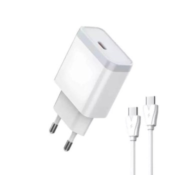 LDNIO Q122 27W PD kućni punjač sa USB C na USB C kablom