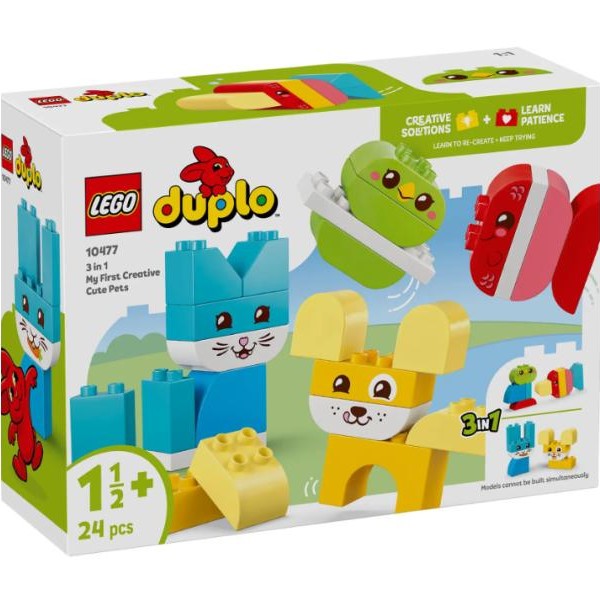 LEGO 3 u 1 Moji prvi kreativni slatki kućni ljubimci