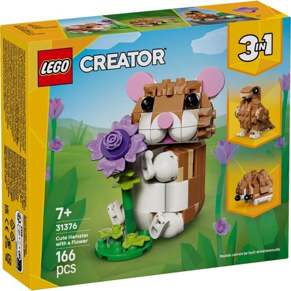 LEGO 31376 Slatki hrčak sa cvetom