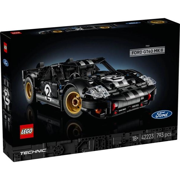 LEGO 42223 1966 Ford GT40 MKII trkački automobil