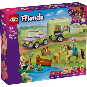 LEGO 42695 Prikolica sa konjem i ždrebetom