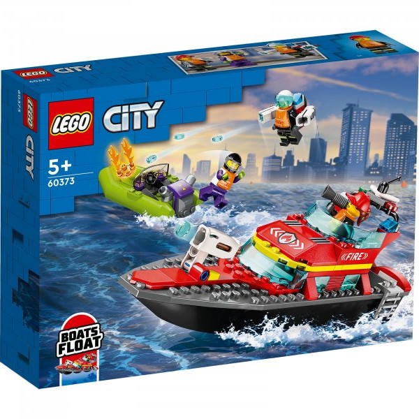 LEGO 60373 Vatrogasni čamac za spasavanje