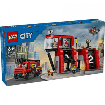 LEGO 60414 Vatrogasna stanica s vatrogasnim vozilom