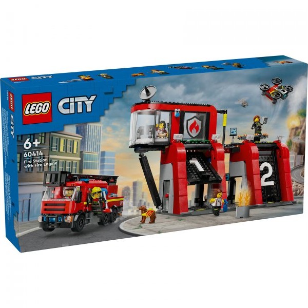 LEGO 60414 Vatrogasna stanica s vatrogasnim vozilom