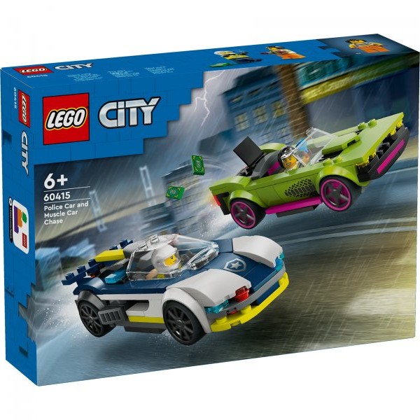 LEGO 60415 Jurnjava policijskog automobila i masel kara
