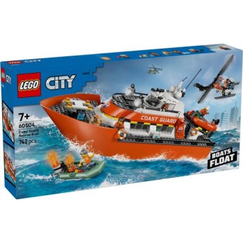 LEGO 60504 Spasilački brod i helikopter obalske straže