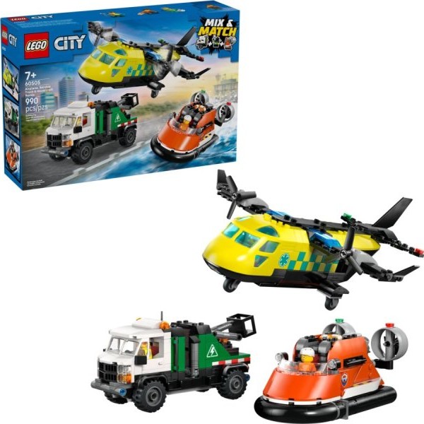 LEGO 60505 Remiks avion, servisni kombi i lebdelica