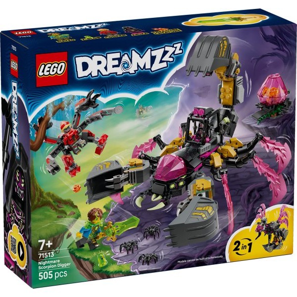 LEGO 71513 Košmarni škorpion kopač
