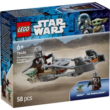 LEGO 75436 Mandalorijanac i Grogu – brzinski motocikl