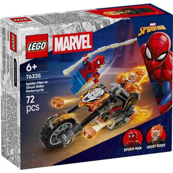 LEGO 76335 Spajdermen protiv Goust Rajdera na motociklu
