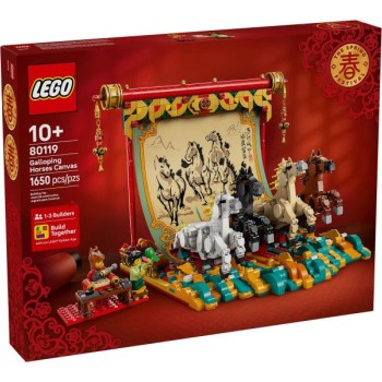 LEGO 80119 Platno sa galopirajućim konjima