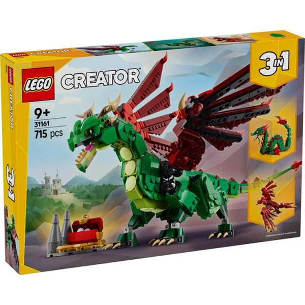 LEGO CREATOR EXPERT 31161 Srednjovekovni zmaj