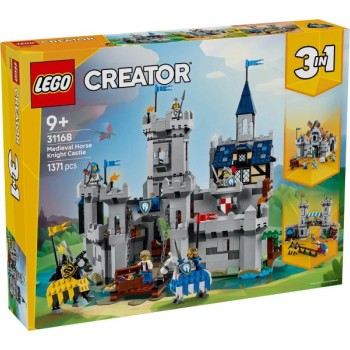 LEGO CREATOR EXPERT 31168 Srednjovekovni vitez konjanik i dvorac