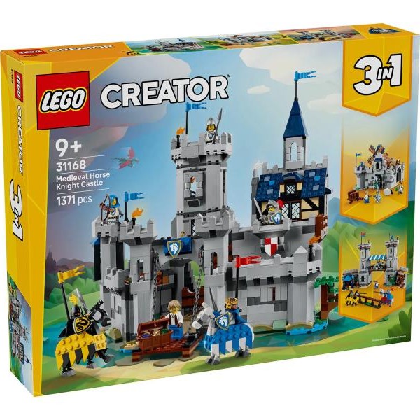 LEGO CREATOR EXPERT 31168 Srednjovekovni vitez konjanik i dvorac