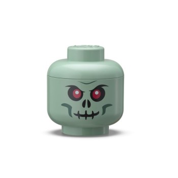 LEGO Glava za odlaganje (mini): Zeleni kosturko